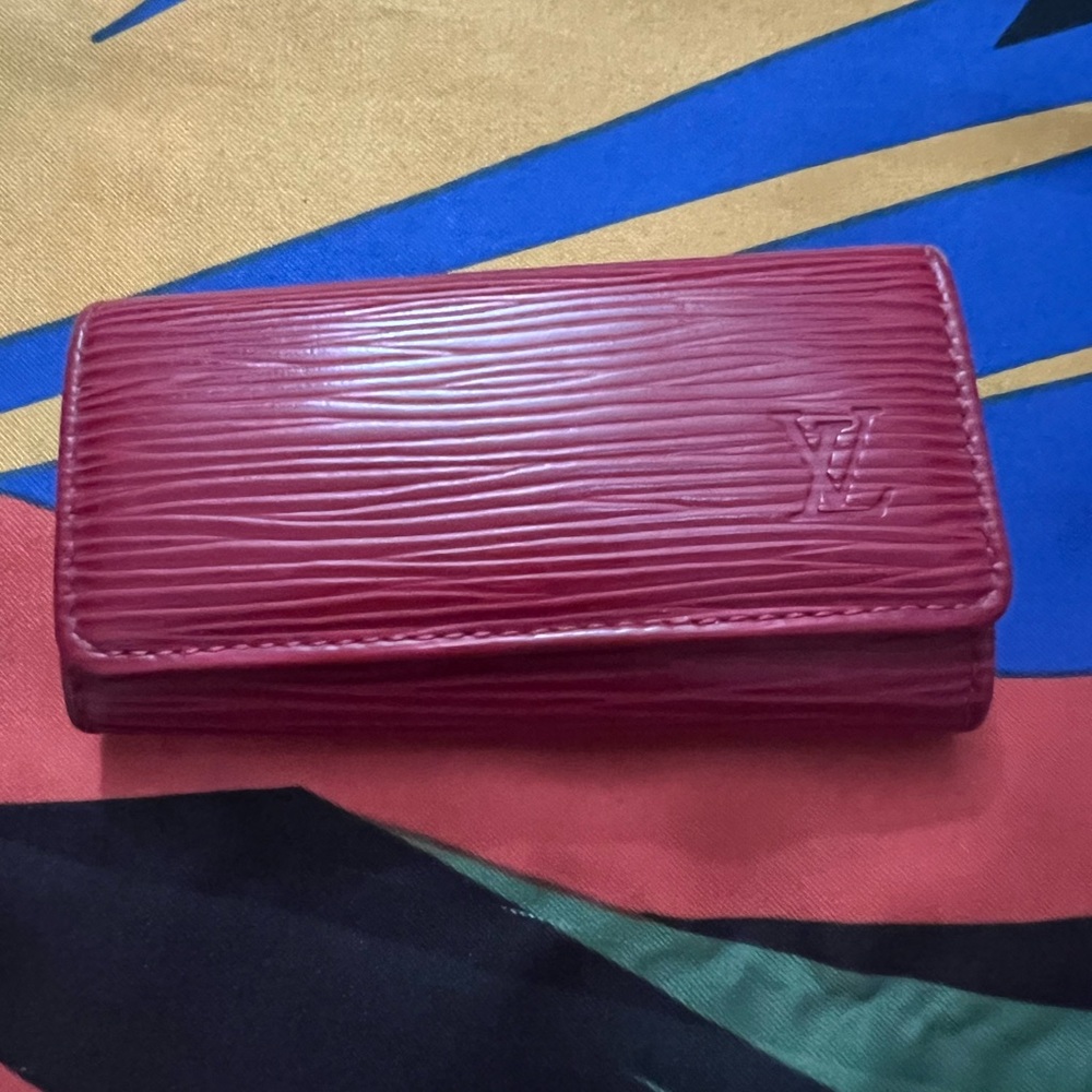Louis Vuitton Cles 4 Key Case Preloved Authentic